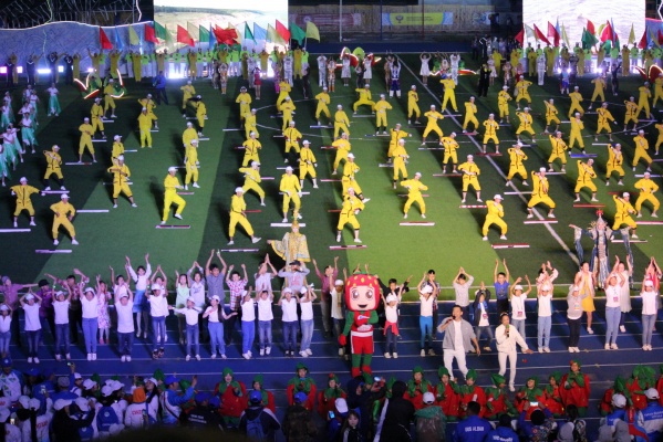 2019 г. - Церемония открытия  VII спортивных игр народов Якутии в Амге
