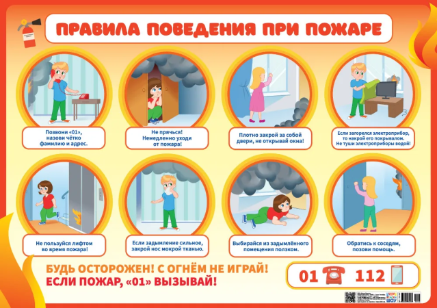 Правила поведения при пожаре в общественном месте